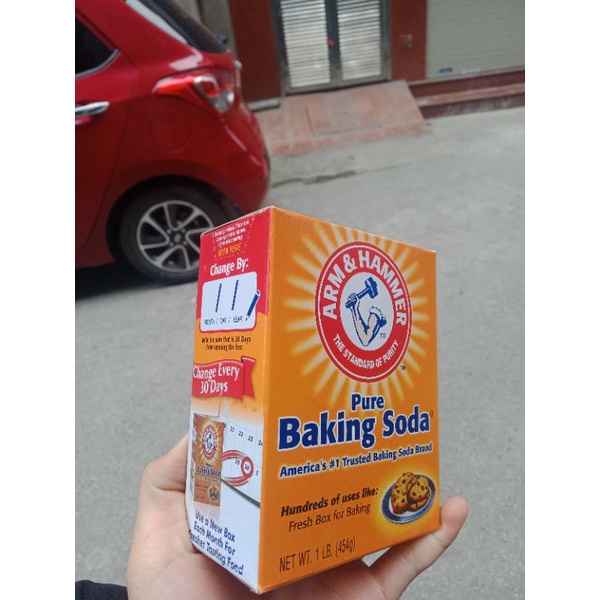 BỘT PURE BAKING SODA usa Mỹ bột làm bánh bột backing soda tẩy trắng răng đa công dụng 454G