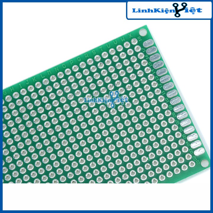 [NEW] Phíp Đồng Đục Lỗ 2 Mặt PCB Xanh Dày 1.6mm - 9x15