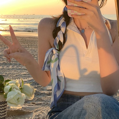 Dây Buộc Tóc Đuôi Ngựa Bằng Lụa Kiểu Thắt Nơ Thời Trang Mới 2022