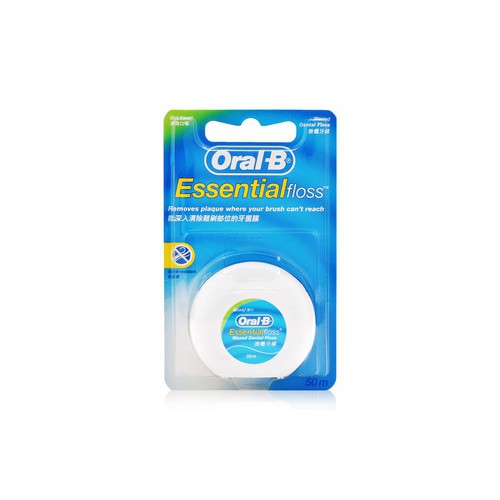 (HÀNG THẬT) Chỉ nha khoa Oral-B Essential Floss (50m/hộp)