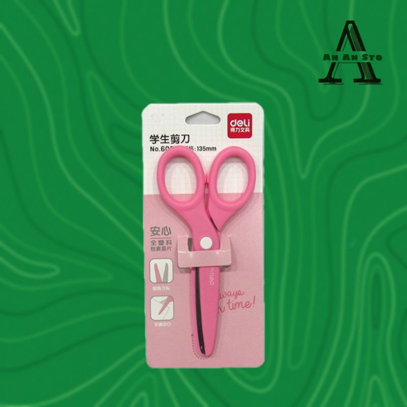 KÉO THỦ CÔNG HỌC SINH DELI 6023 - 2 MÀU
