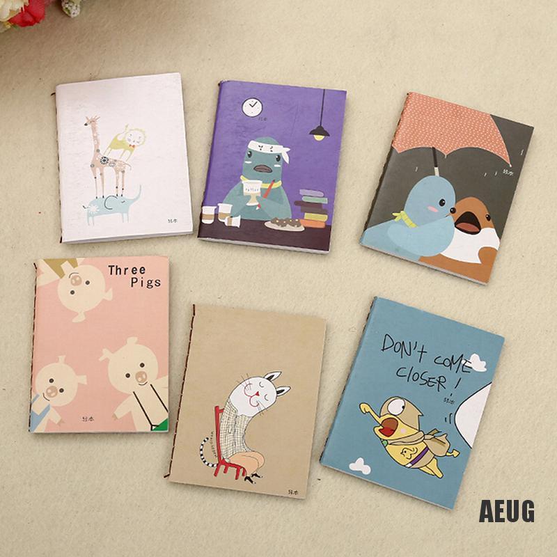 1 Cuốn Sổ Tay Mini Hình Hoạt Hình Dễ Thương