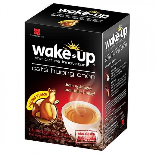 Cà phê Wake Up 3 in 1 hương Chồn hộp 306g