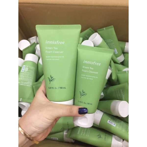 Sữa rửa mặt Innisfree Green Tea Foam Cleanser trà xanh 150ml Hàn Quốc chính hãng | BigBuy360 - bigbuy360.vn