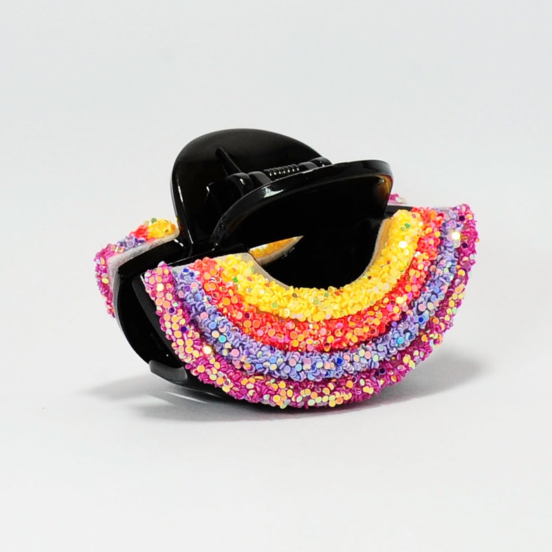 Kẹp Tóc Màu Sắc Cầu Vồng Phong Cách Hàn Quốc Dễ Thương