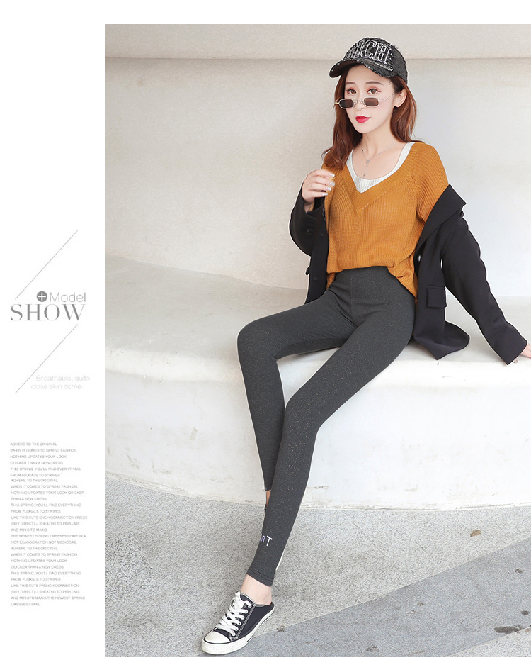 NRVP Quần Dài Nữ Lưng Cao Bó Sát Thời Trang Hàn Quốc