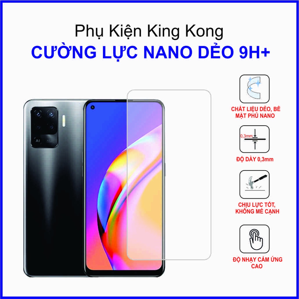 Cường lực Oppo Reno  5F / Reno 5K Cường lực nano dẻo 9H+