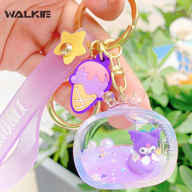 SANRIO Móc Khóa Hình Cinnamoroll Pompom Purin Cá Tính Vui Nhộn