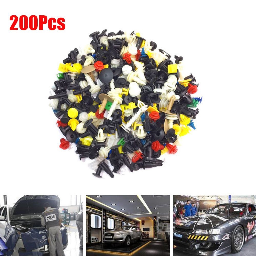 Set 200 nút gắn làm chắc các phần của xe hơi