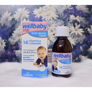 Vitamin tổng hợp Wellbaby Multi-Vitamin Liquid 150ml cho trẻ 6m-4y