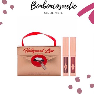 Set son kem lì CHARLOTTE TILBURY Hollywood Lips Lipstick Mini Set
