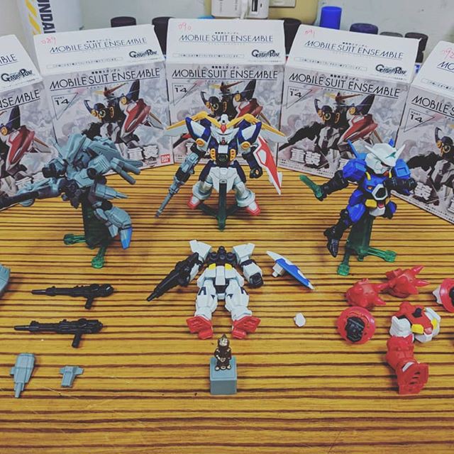 Bandai Gundam Ensemble 14 Set 10 In 1 Shokugan Mô Hình Nhựa Đồ Chơi Lắp Ráp Anime Nhật