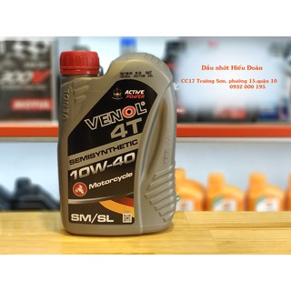 Venol 4T Semi-synthesis HC-EC Active 10w-40 nhớt nhập khẩu Đức