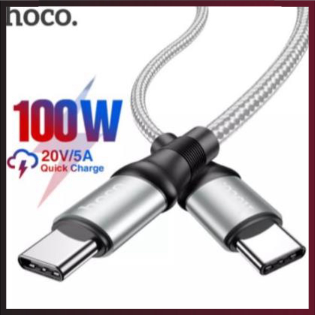 Cáp sạc nhanh HOCO X50 Type-C to Type-C công suất 100W tương thích tất cả dòng máy androi siêu bền - SATOPA OFFICIAL