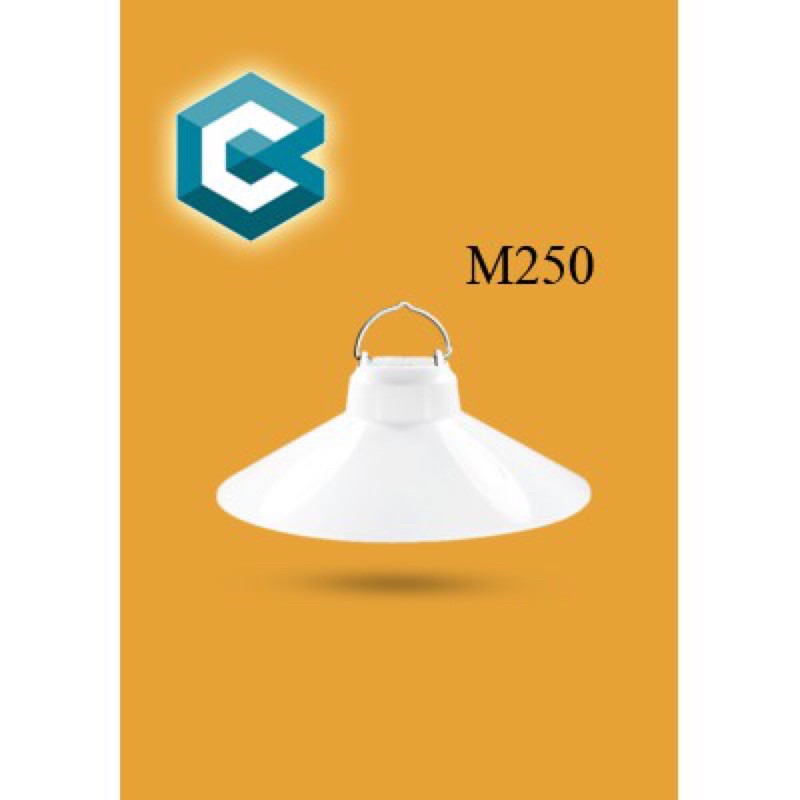 Choá đèn M250, Chóa đèn đường kính 25cm, Chao đèn nhựa có móc treo
