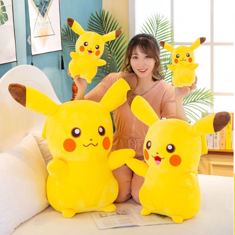 Đồ chơi nhồi bông Hình Pikachu Màu Cầu Vồng
