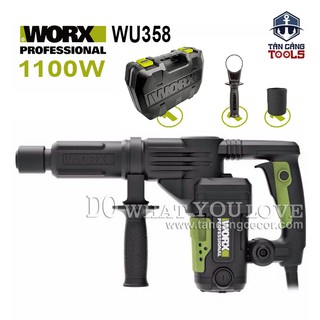 MÁY ĐỤC BÊ TÔNG WORX GREEN WU358