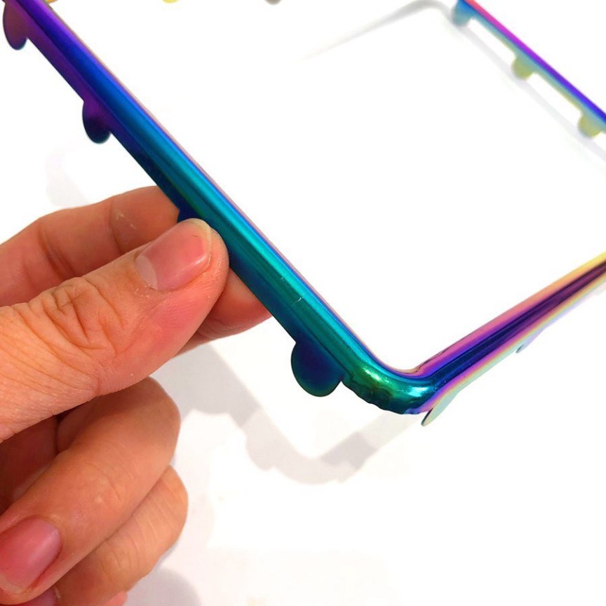 Khung Biển Số Xe Máy Titan 7 Màu Titan Dày Dặn [ Cao Cấp ] - Bộ Ốp Khung Biển Số Lắp Tất Cả Các Dòng Xe Máy Cao Cấp