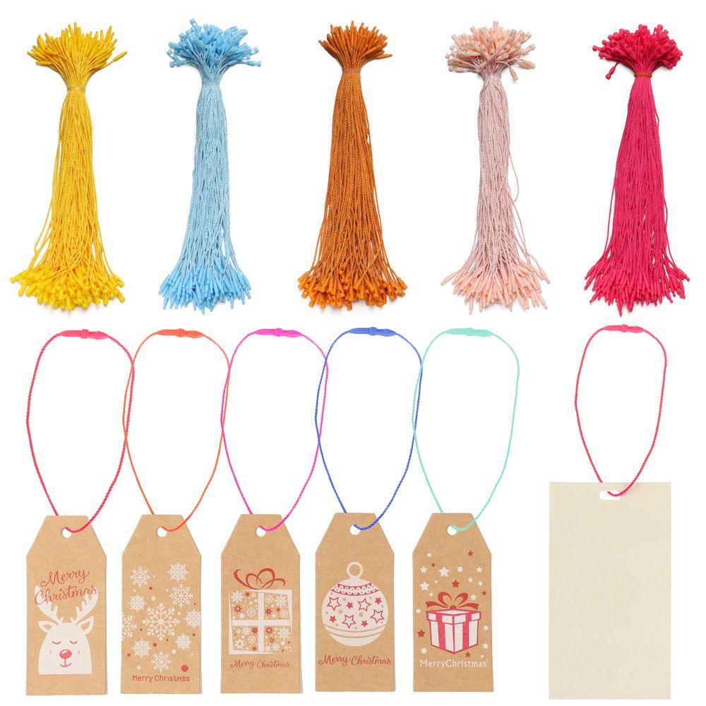 HS Set 100 Nhãn Dán Quần Áo Bằng Polyester