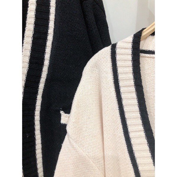 <Hình thật> [Hàng QC] Áo cardigan len viền Quảng Châu siêu đẹp dày dặn phong cách Hàn Quốc- Hinhin | BigBuy360 - bigbuy360.vn