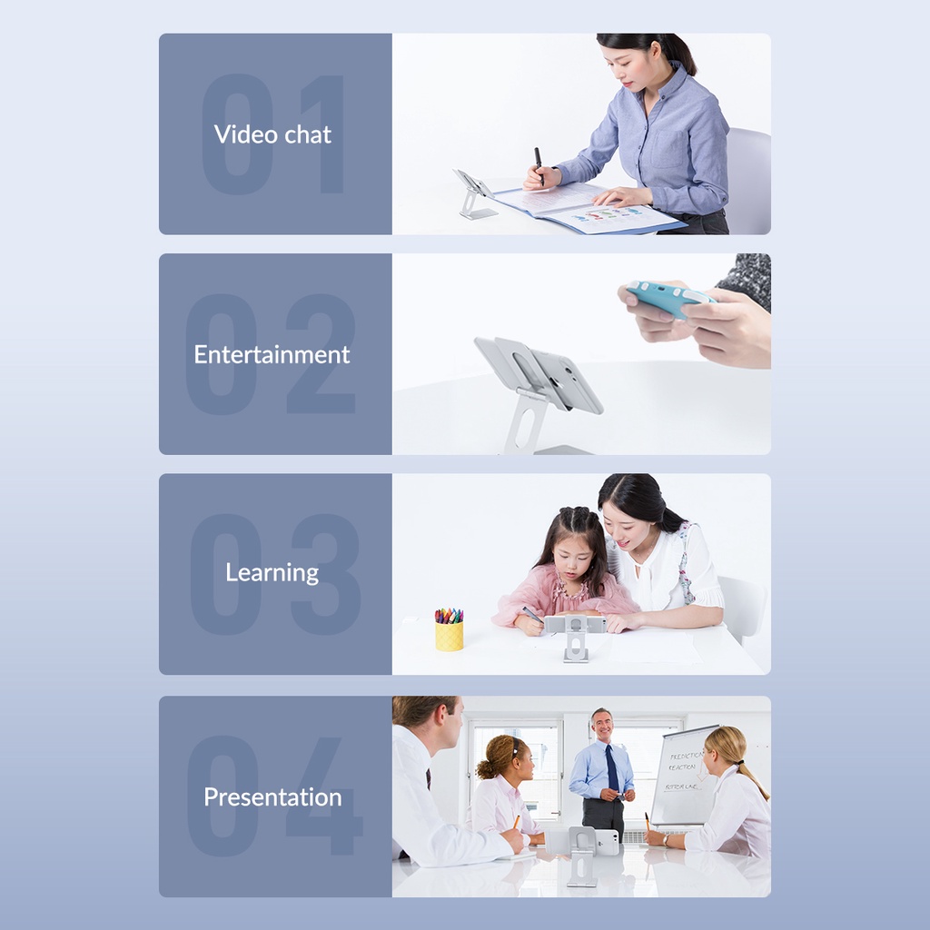 ORICO Giá Đỡ Điện Thoại Đa Năng Bằng Kim Loại