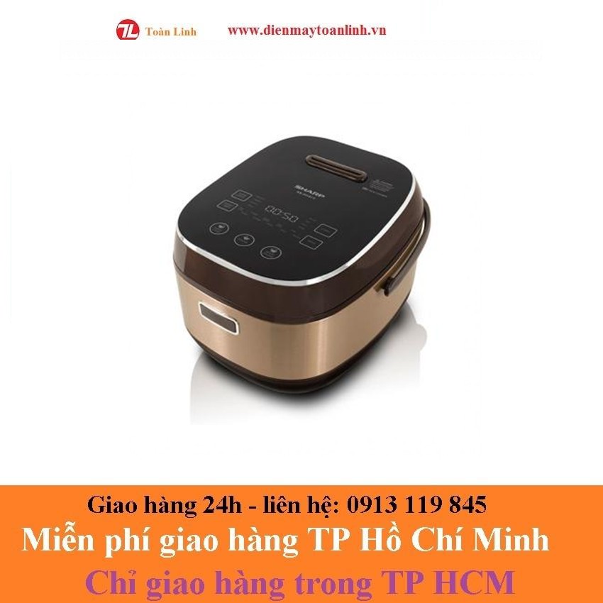 Nồi Cơm Điện Sharp KS-IH191V-RD Cao Tần (1.8 Lít) - Màu Đỏ - Hàng chính hãng - model 2020