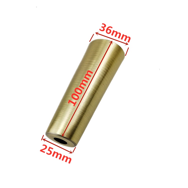 Ống Côn Màu Đồng Chụp Chân Bàn Ghế 25x100x36mm