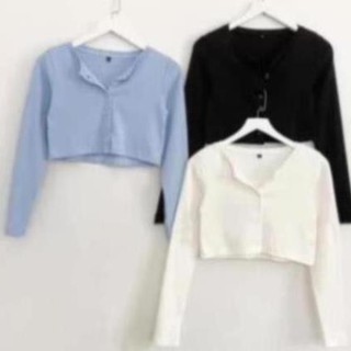 (CÓ SẴN)Áo khoác cardigan croptop (kèm ảnh thật)