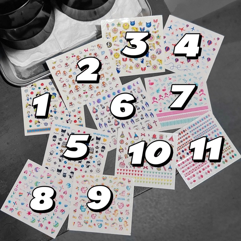 Hình Dán Móng Dễ Thương - DAN1003