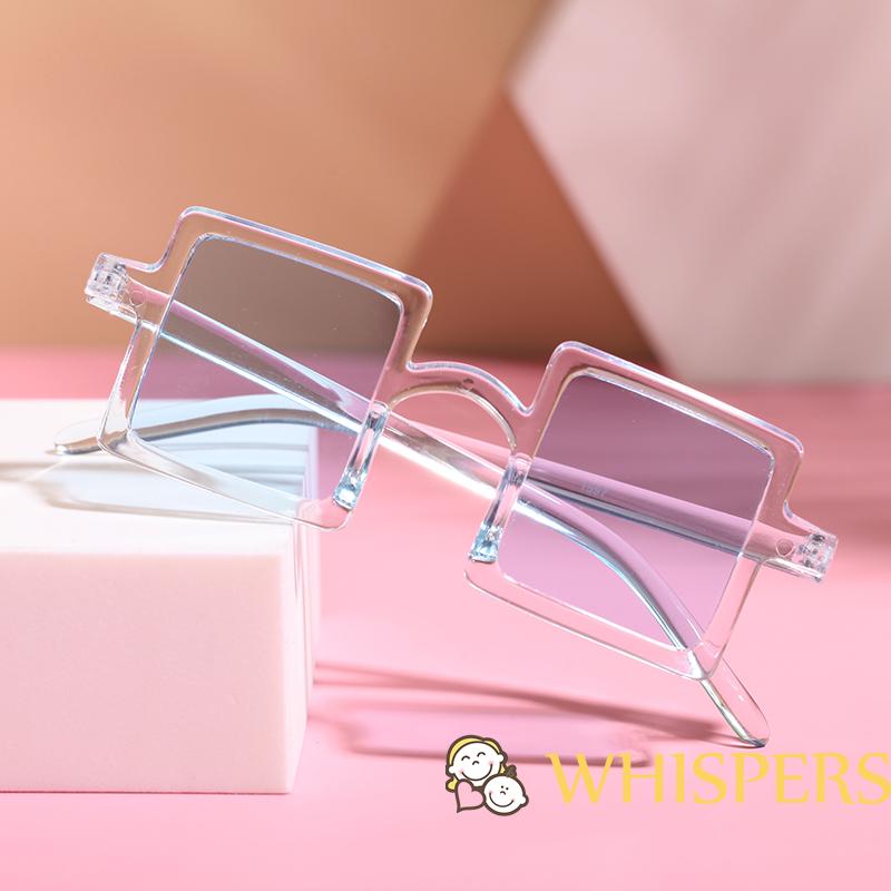 Kính râm gọng vuông chống tia uv400 sành điệu cho bé