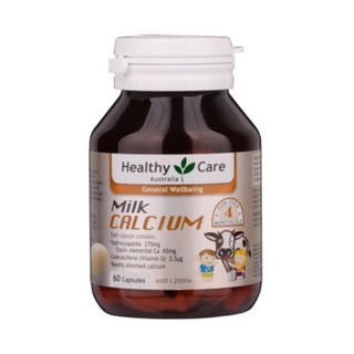 Milk Calcium Healthy Care 60 viên Úc