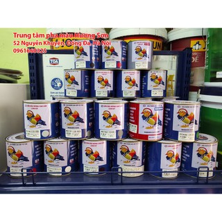 Sơn dầu bóng cao cấp toa con vịt dùng cho kim loại, gỗ 800ml = 1kg