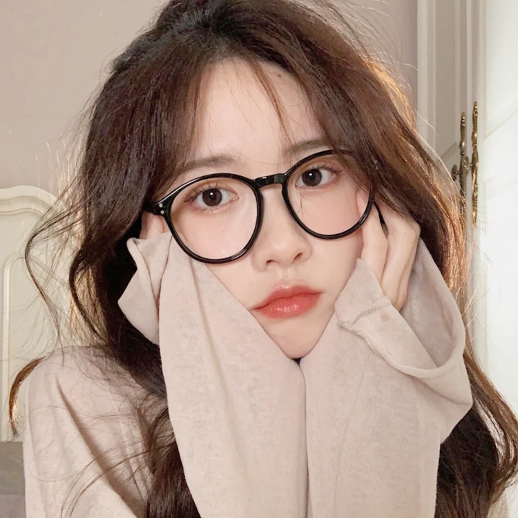 Mắt Kính Giả Cận From Tròn 2 Chấm Góc Siêu Hot D83