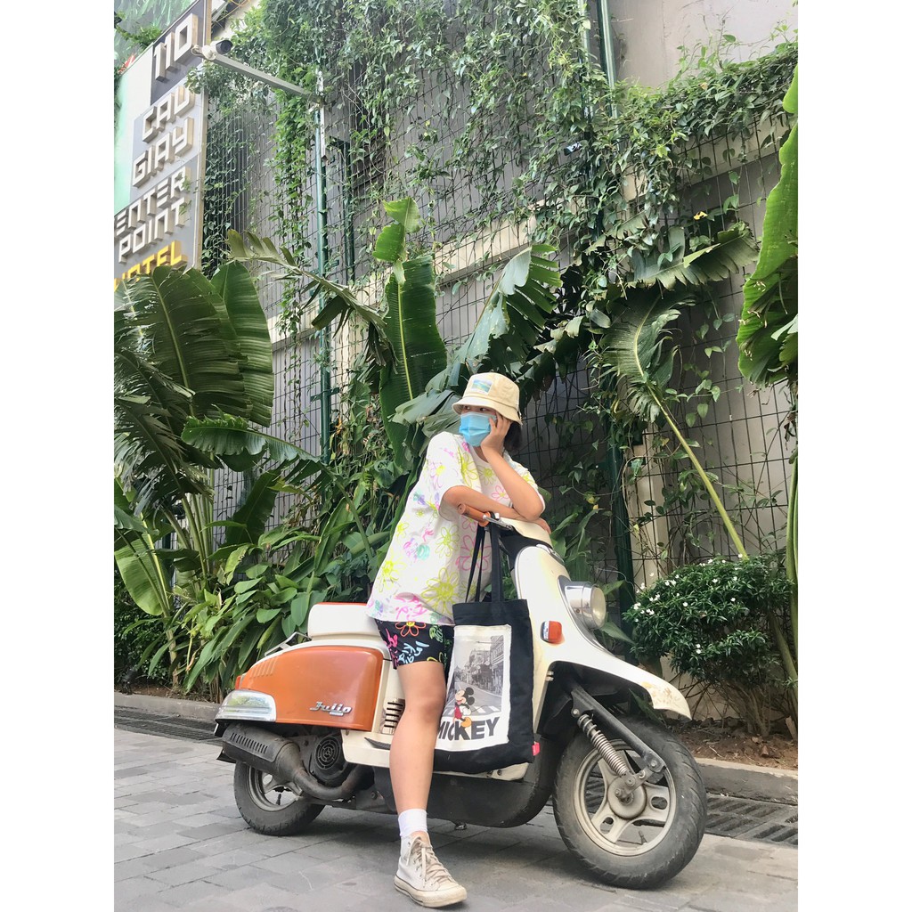 Áo Thun Nam Nữ Unisex BOO Oversize 100% Cotton Cao Cấp In Tràn OOB Đen Trắng | BigBuy360 - bigbuy360.vn