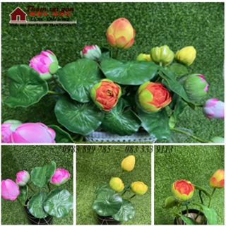 Hoa sen giả, hoa sen xốp baby trang trí