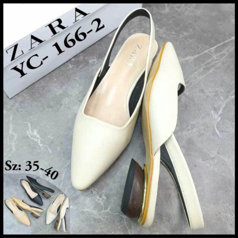 Zara Giày Sandal Yc-166-2 Quai Ngang Thời Trang Cho Nữ