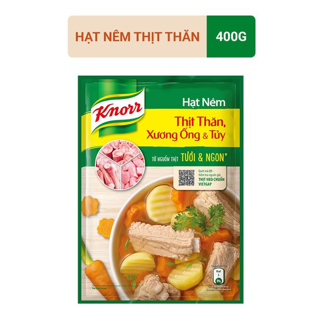 Hạt Nêm Knorr Thịt Thăn, Xương Ống và Tủy 400gr