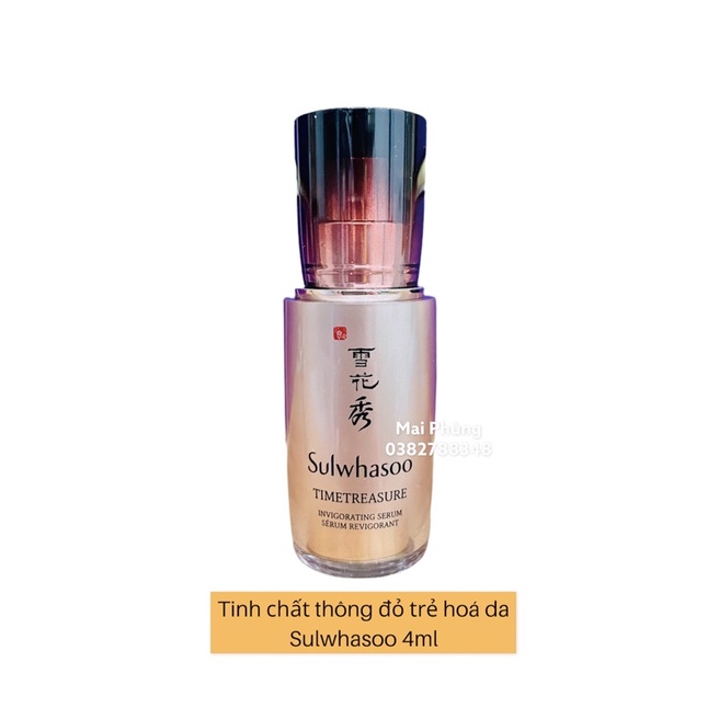 Tinh chất Sulwhasoo thông đỏ chống lão hoá Timetreasure 4ml