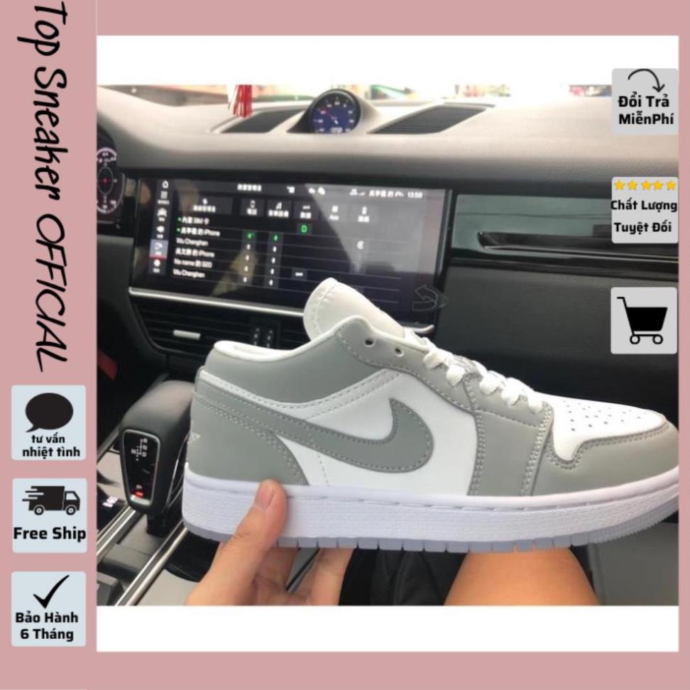 ¤Giày thể thao JorDan 1 Low "WOLF GREY" , thấp cổ WOLF GREY chất lượng nguyên bản