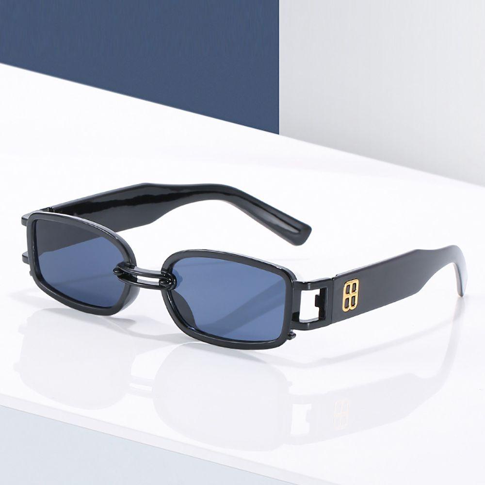 Kính Mát Gọng Vuông Chống Tia Bức Xạ &amp; Tia UV Kiểu Hàn Quốc Cho Nam &amp; Nữ