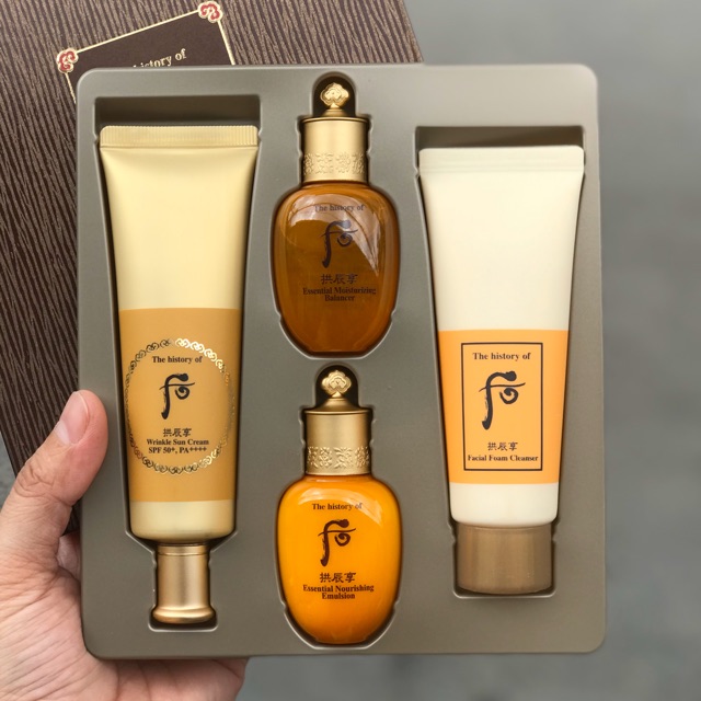 SET CHỐNG NẮNG CHỐNG NHĂN WHOO VÀNG - date 2025