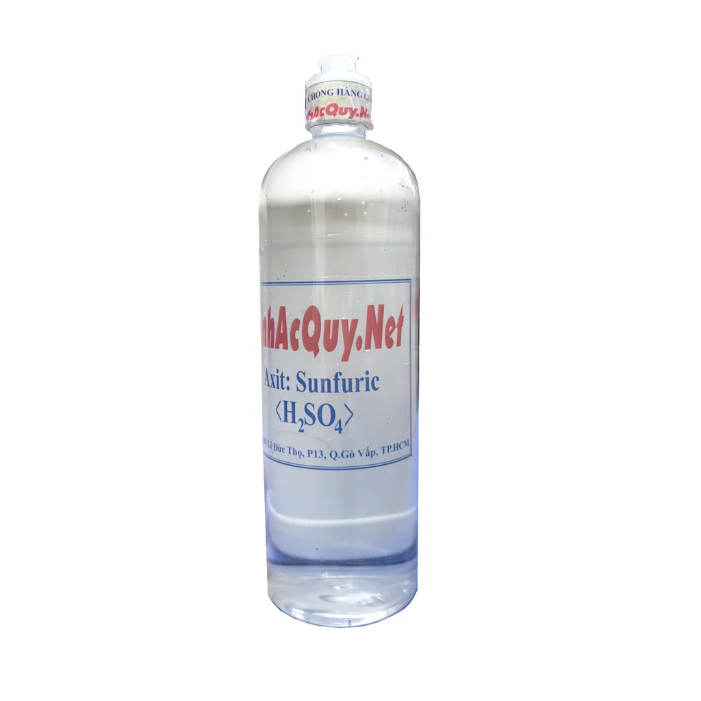 Dung dịch châm bình ắc quy Sun furic  1L - bình ắc quy oto