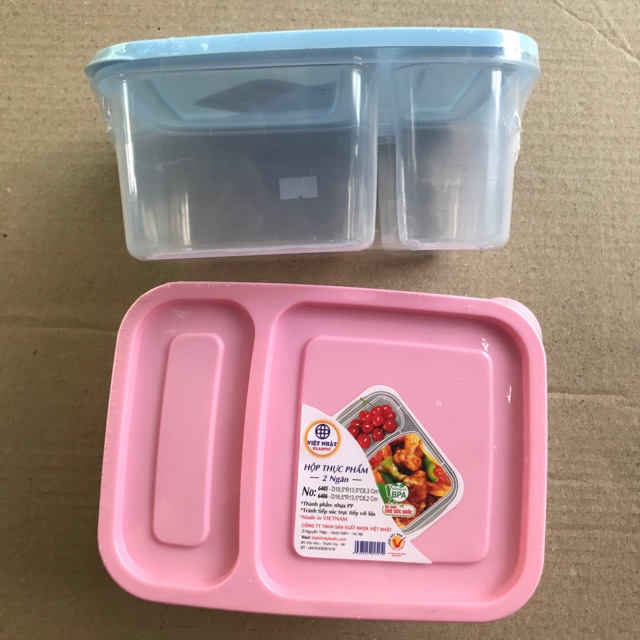 Hộp thực phẩm 2 ngăn cao cấp hàng Việt nhật NO6486