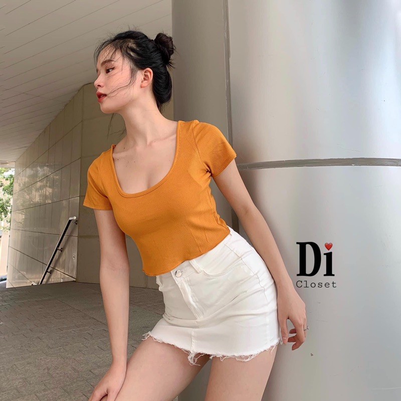 croptop vàng(HÌNH THẬT SHOP CHỤP)