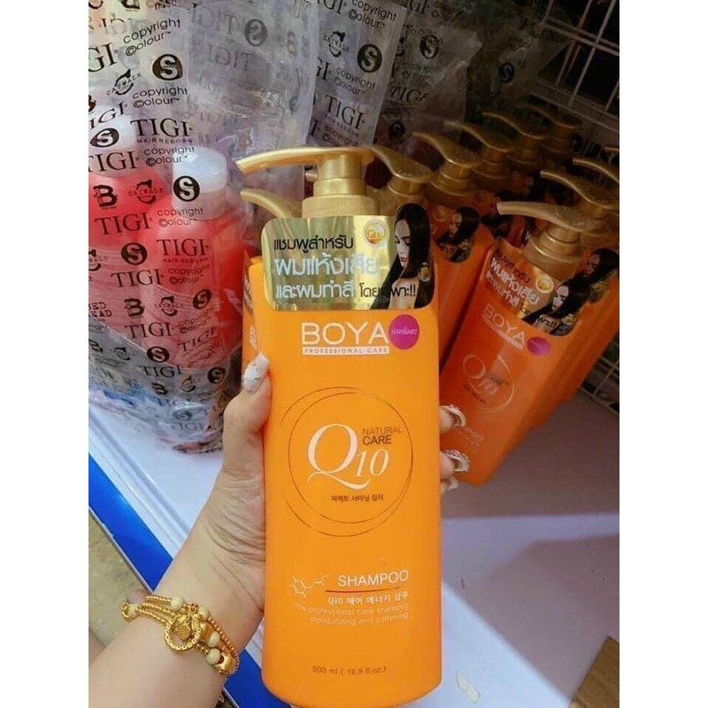 Dầu Gội BOYA Dưỡng Tóc 500ml Q10 Boya Shampoo - BX3663