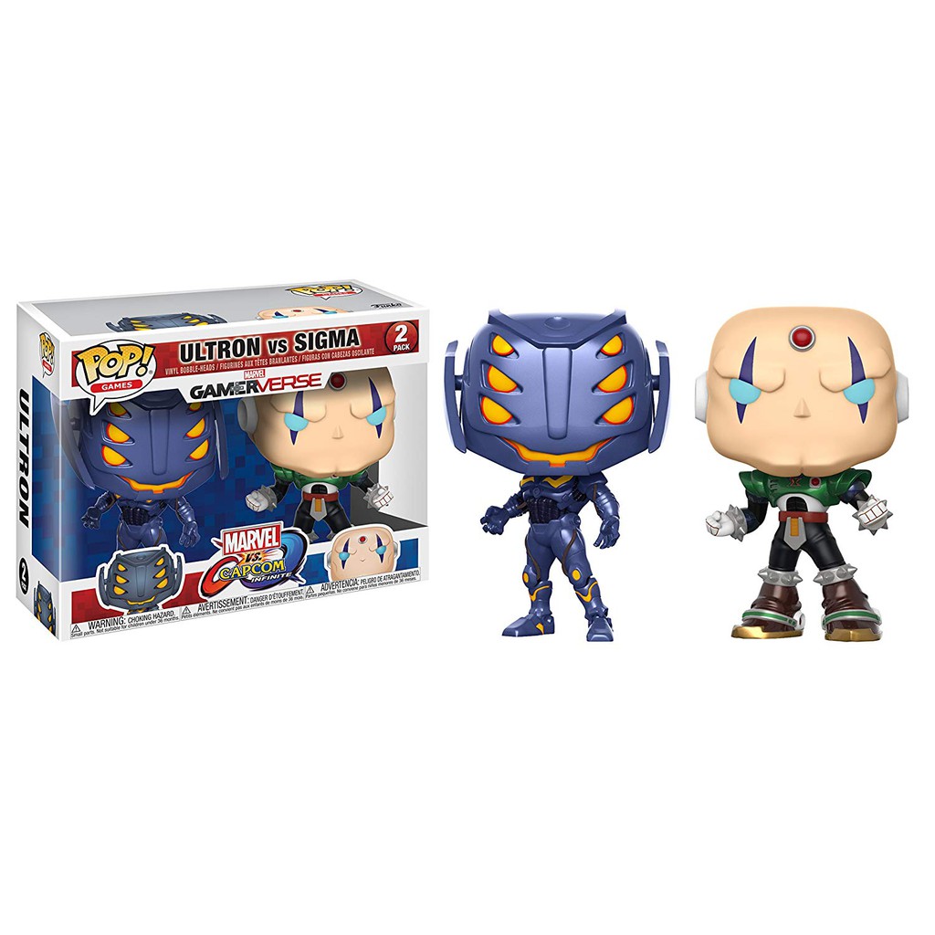 Mô hình nhân vật Funko POP Capcom Marvel Ultron vs Sigma