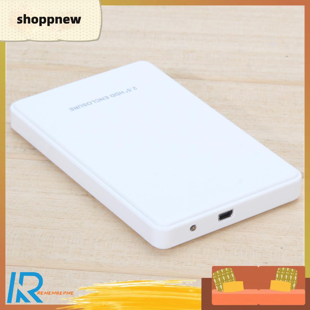 Hộp Đựng Ổ Cứng Ngoài 2.5in Usb 2.0 Sata Hd Ốp | BigBuy360 - bigbuy360.vn