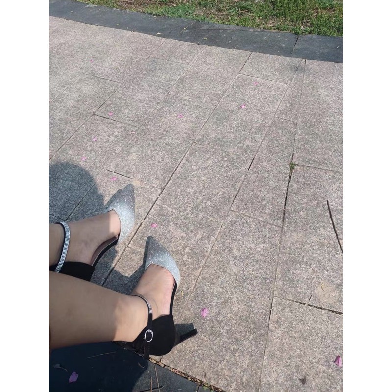 [ Hàng order] Giày cao gót nữ ánh kim sang chảnh
