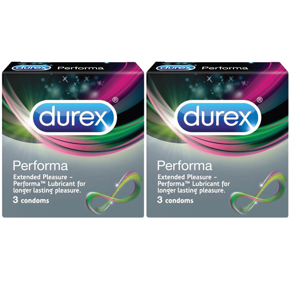 Combo 2 hộp bao cao su Durex Performa 3 cái/hộp