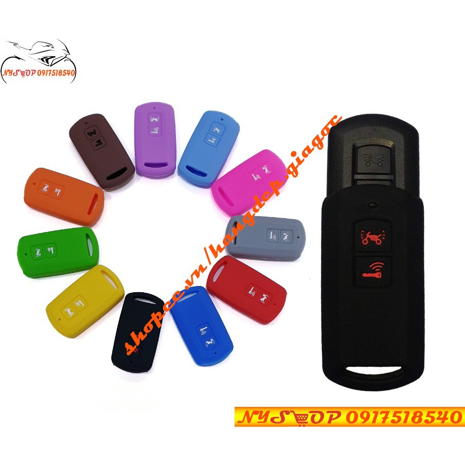 📣Bọc chìa khóa Smartkey xe Lead, Air Blade, Vision,Vario 2018 Silicon bảo vệ cho Remote📣